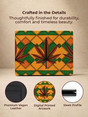 Card Holder Wallet | Sacred Leaves