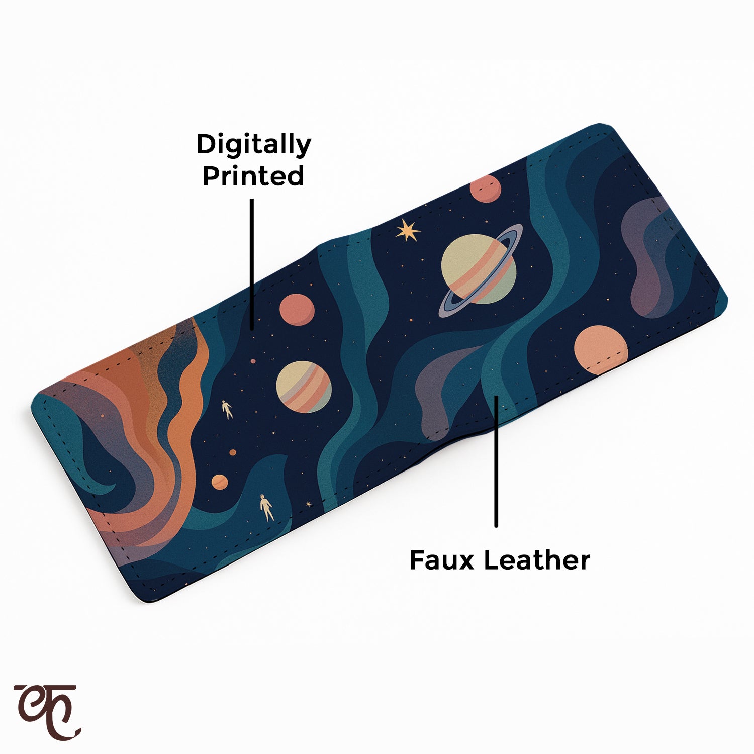 Resin Rakhi Gift Combo for Brother – Bi-Fold Wallet for Men | Rakshabandhan Gift Set | Astral Voyage