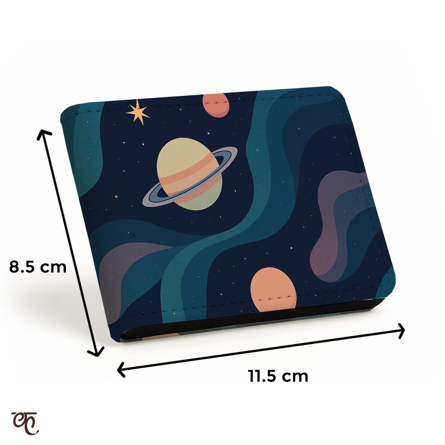 Resin Rakhi Gift Combo for Brother – Bi-Fold Wallet for Men | Rakshabandhan Gift Set | Astral Voyage