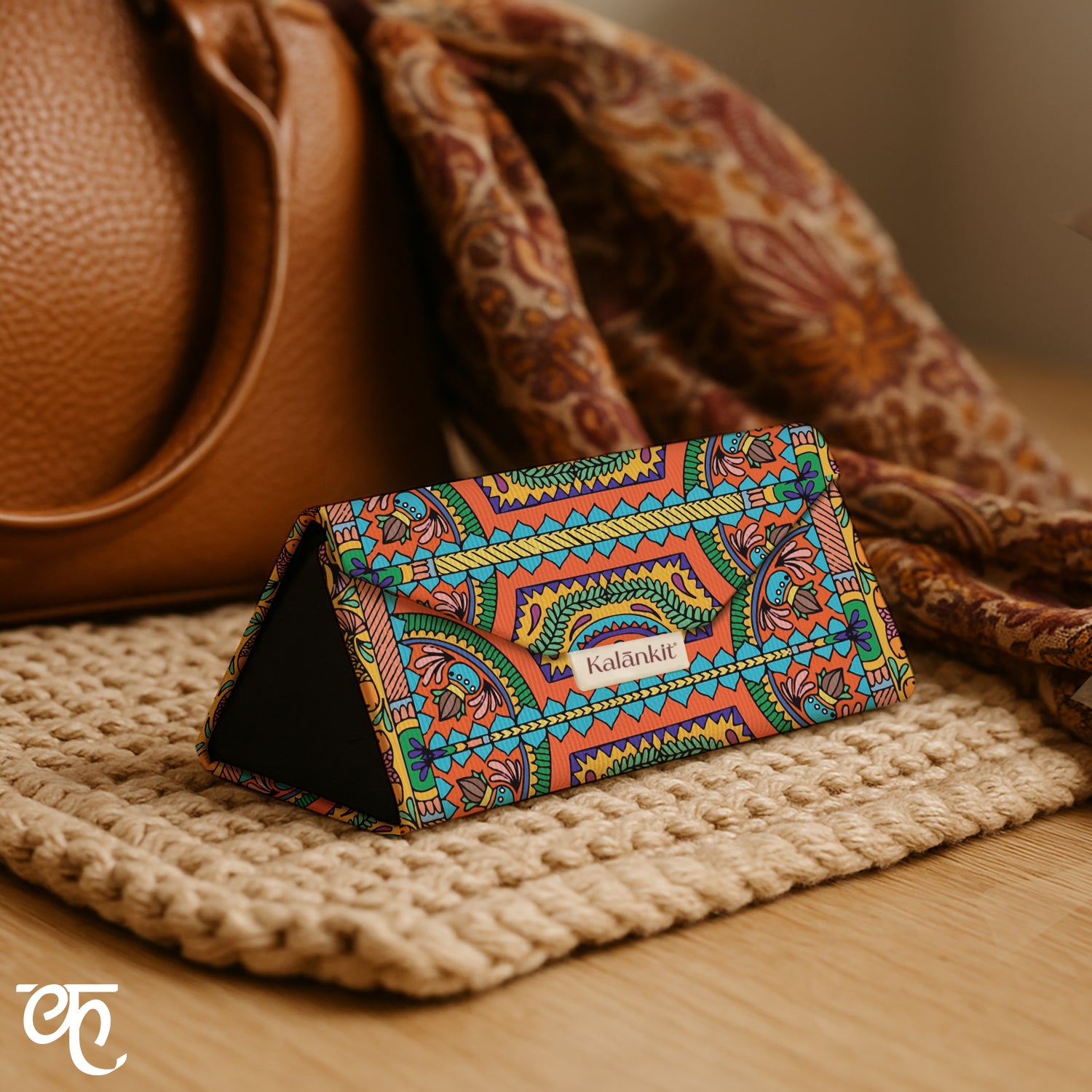Glasses Holder | Tradition in Motion ( Modern Madhubani )