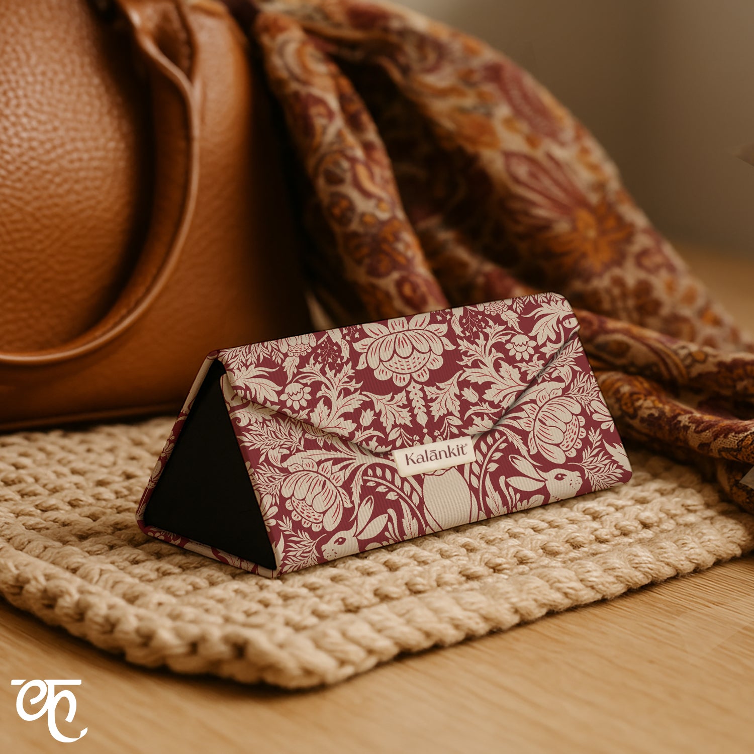 Glasses Holder | Modern damask-Year of the Rabbit
