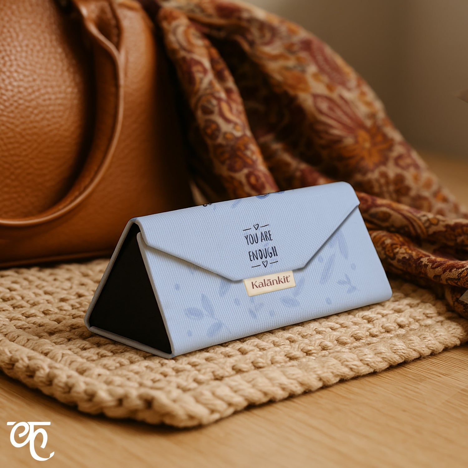 Trifold Sunglass Case | You are enough!