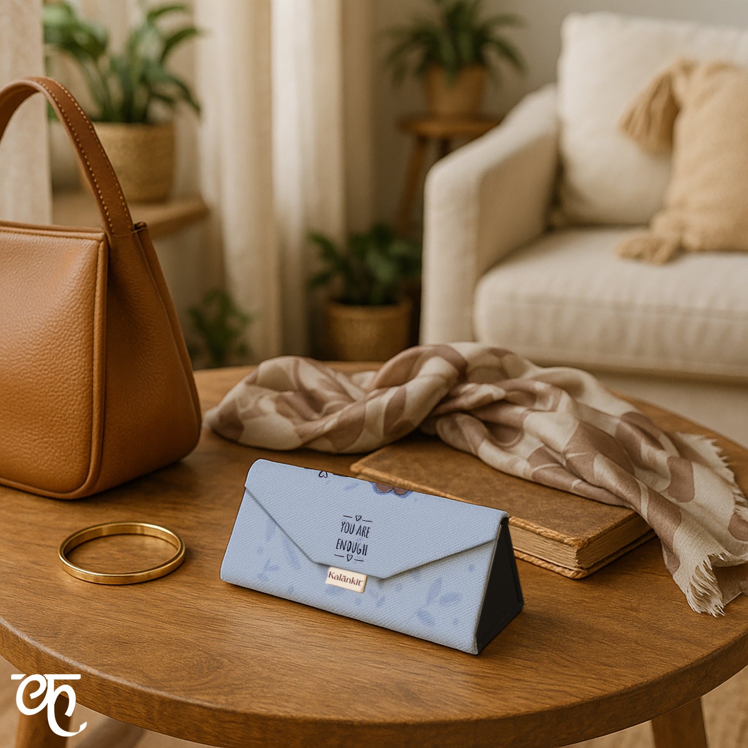 Trifold Sunglass Case | You are enough!