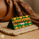 Trifold Sunglass Case with Rakhi & Roli – Sacred Leaves | Rakshabandhan Gift for Brother