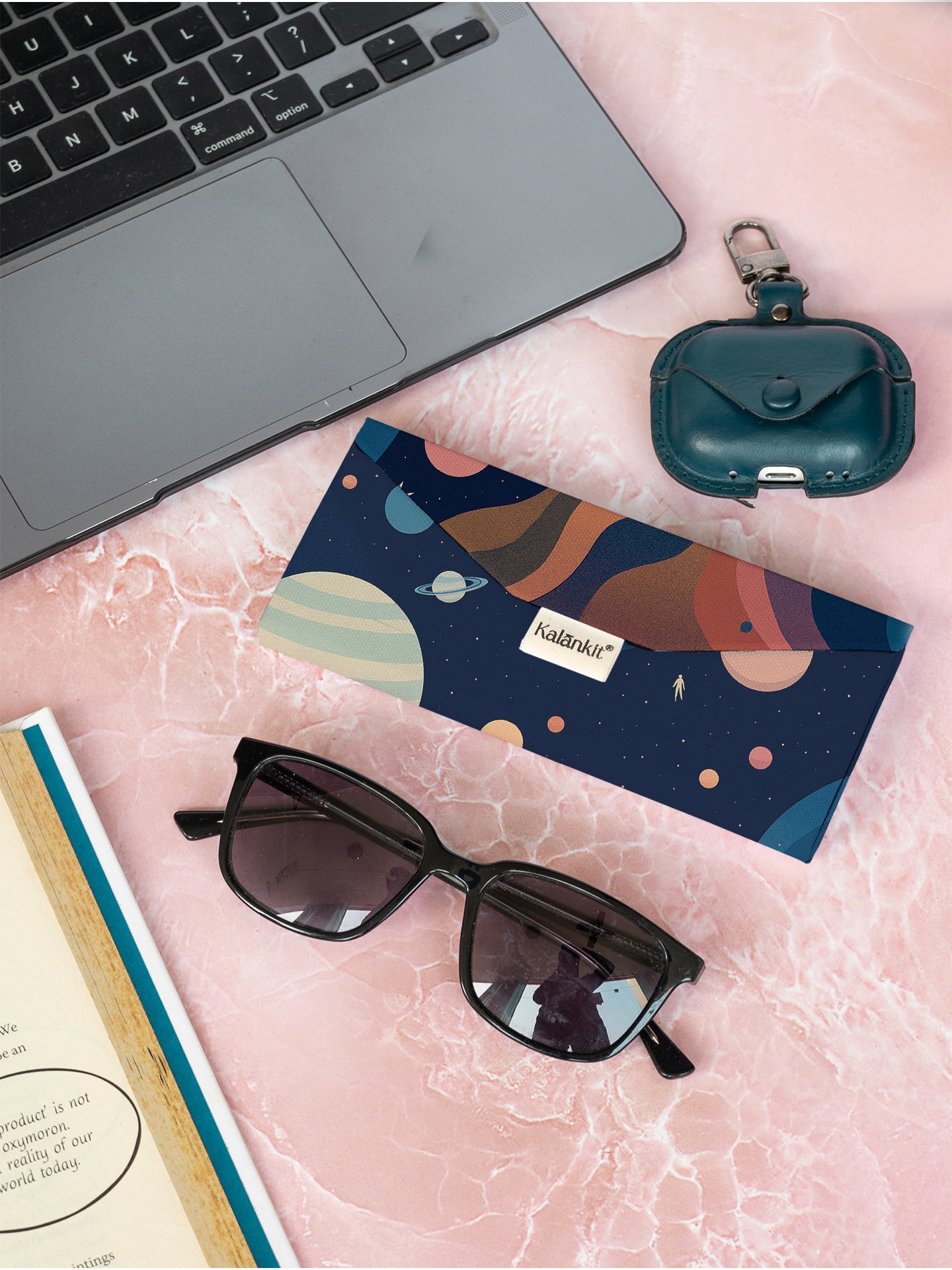 Trifold Sunglass Case with Rakhi & Roli – Astral Voyage | Rakhi Gift Hamper for Bhai