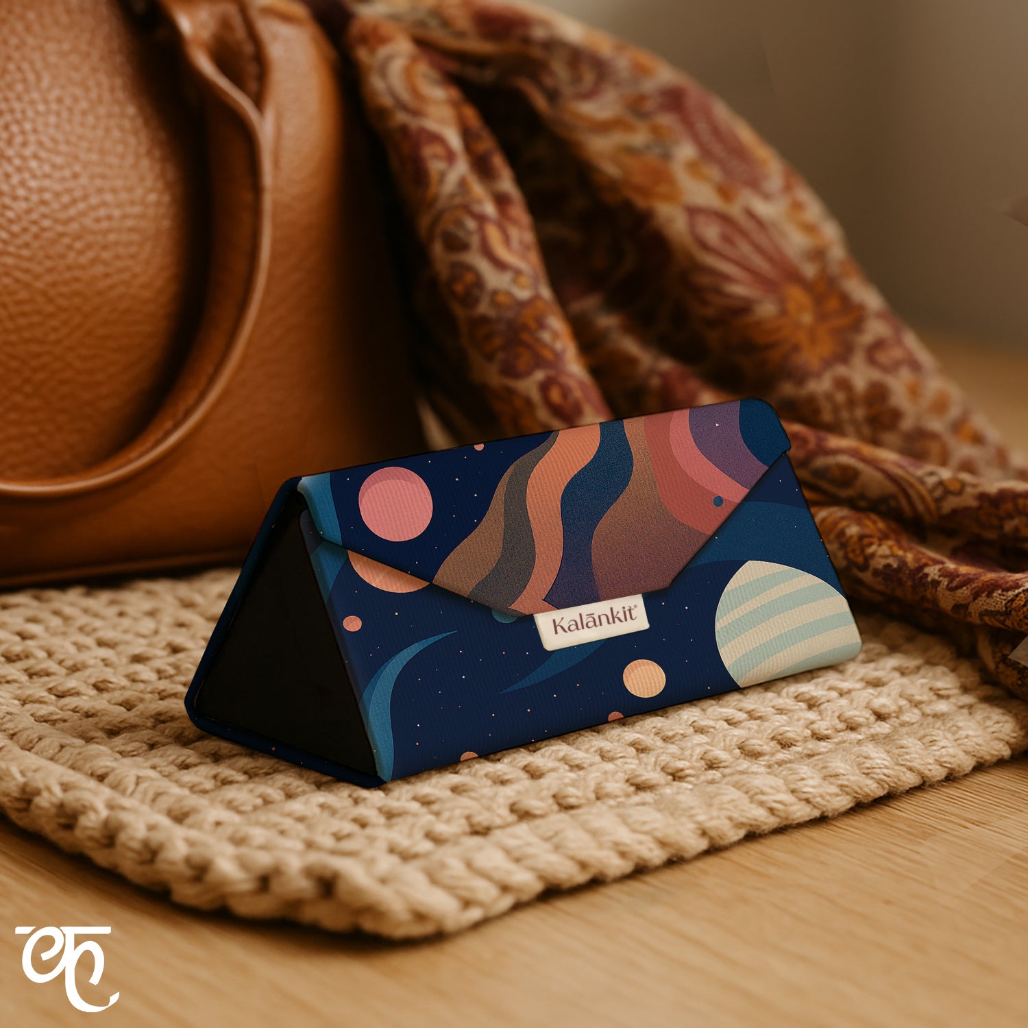 Trifold Sunglass Case with Rakhi & Roli – Astral Voyage | Rakhi Gift Hamper for Bhai
