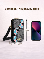 Womens Sling Bag | Geometric Grace