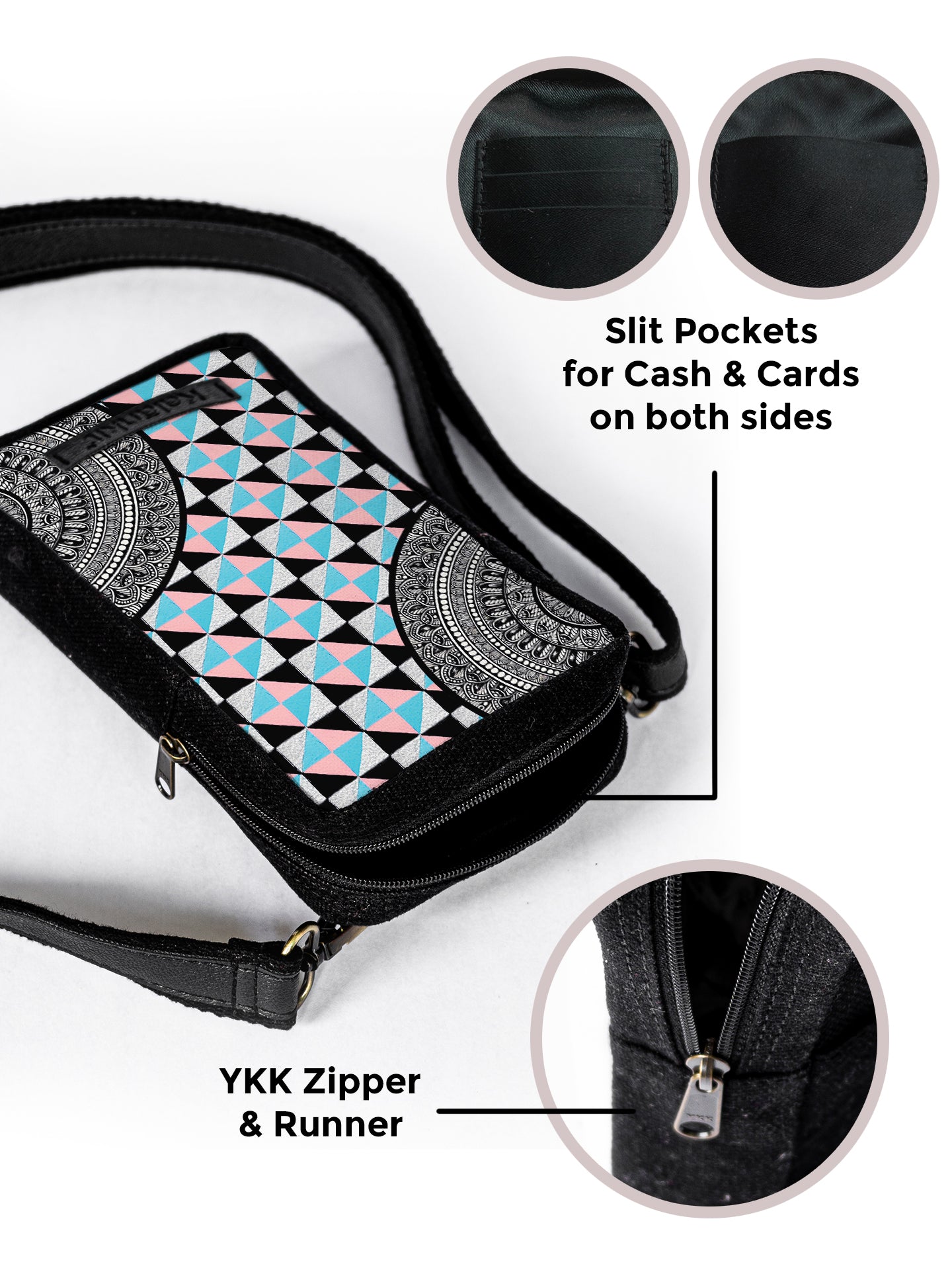Womens Sling Bag | Geometric Grace