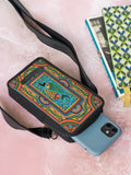 Girls Phone Bag | Tradition in Motion ( Modern Madhubani )