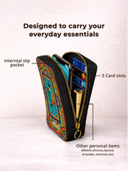 Girls Phone Bag | Tradition in Motion ( Modern Madhubani )