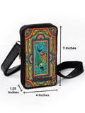 Girls Phone Bag | Tradition in Motion ( Modern Madhubani )