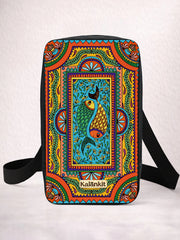 Girls Phone Bag | Tradition in Motion ( Modern Madhubani )