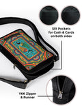Girls Phone Bag | Tradition in Motion ( Modern Madhubani )