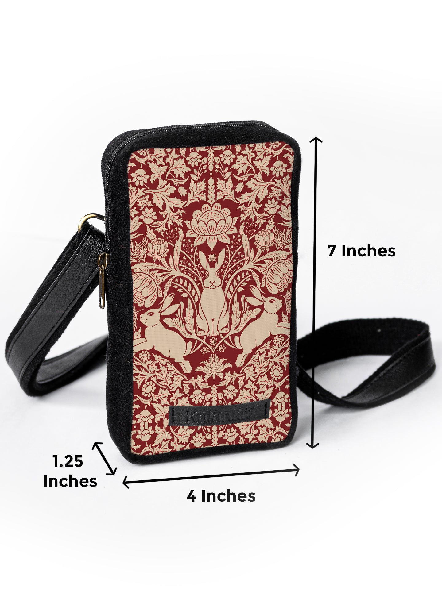 Girls Phone Bag | Modern damask-Year of the Rabbit