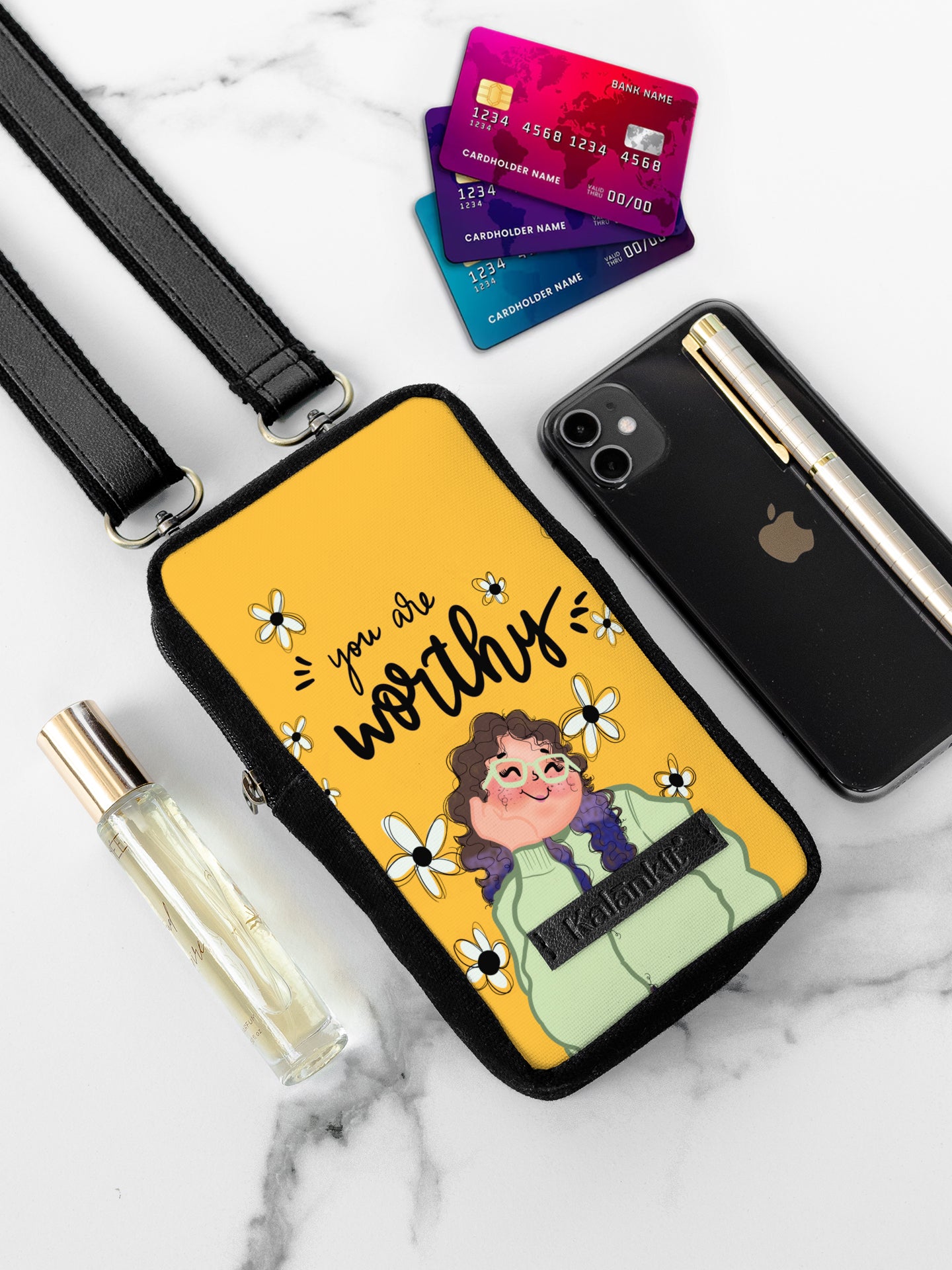 Phone Crossbody Bag | You Are Worthy