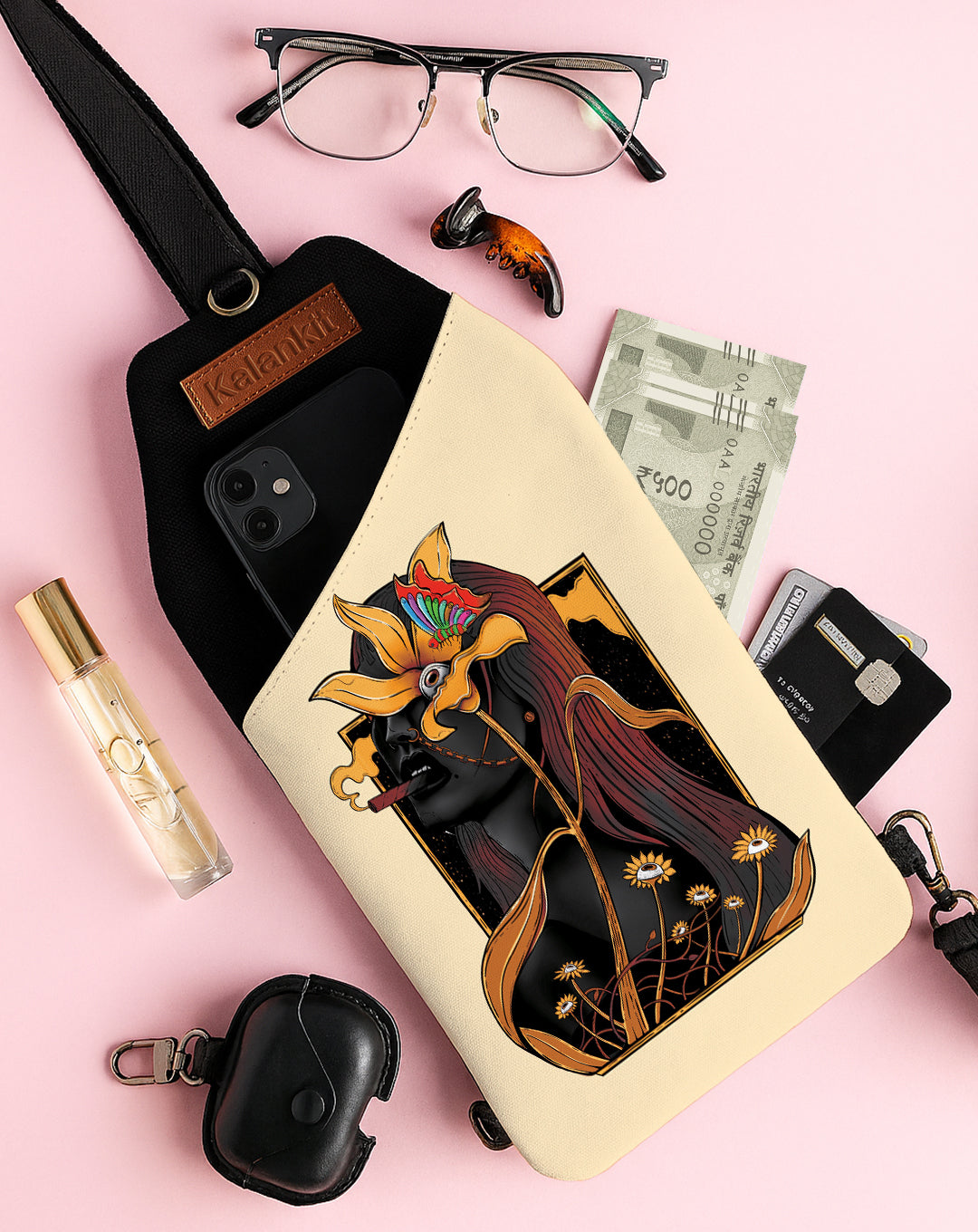 Crossbody Fanny Pack | Sunflowers & Cigars