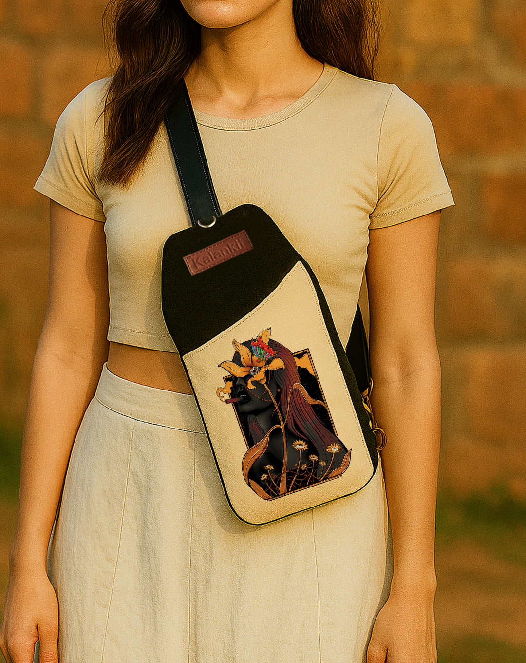 Crossbody Fanny Pack | Sunflowers & Cigars