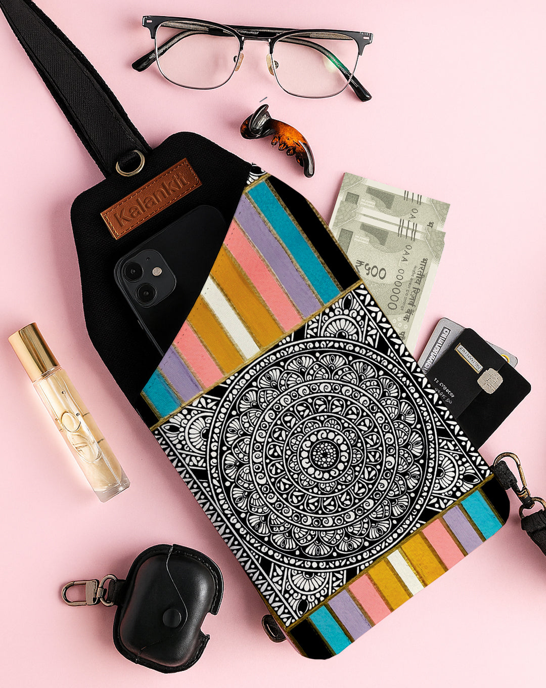 Chest Bag for Women | Mandala Frame