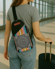 Chest Bag for Women | Mandala Frame