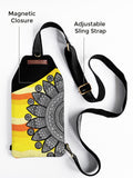 Stylish Sling Crossbody Bag | Yellow Hues