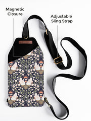Stylish Sling Crossbody Bag | Lovebirds on the lake