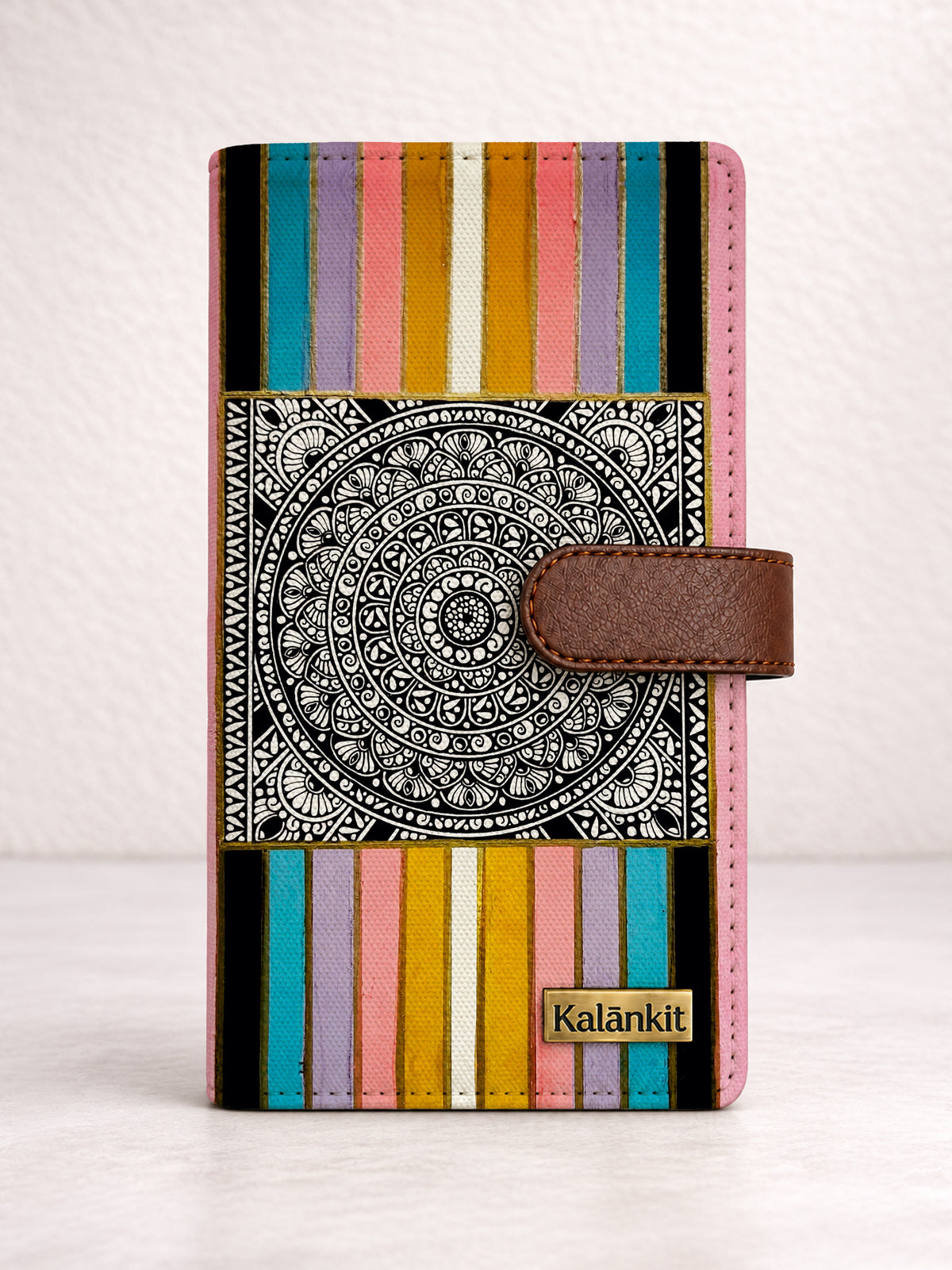 Passport Cover Wallet | Mandala Frame
