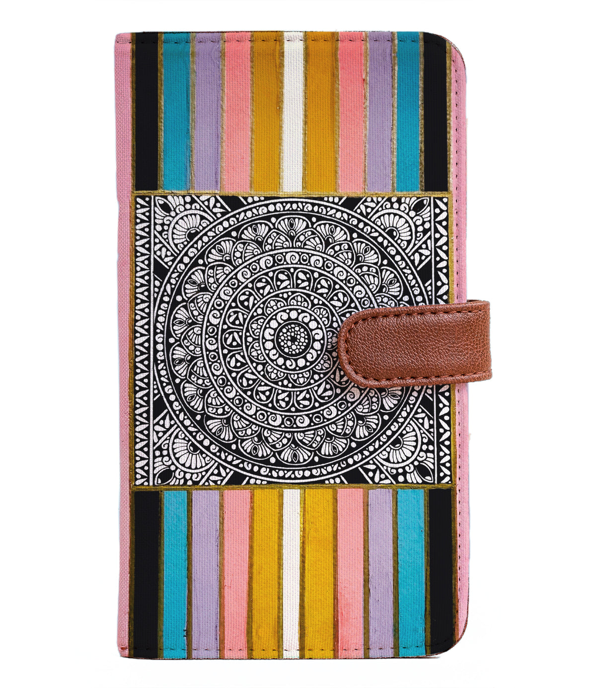 Passport Cover Wallet | Mandala Frame
