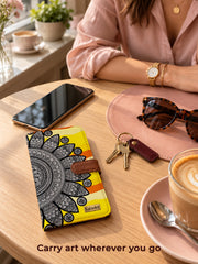 Travel Pouch Wallet | Yellow Hues
