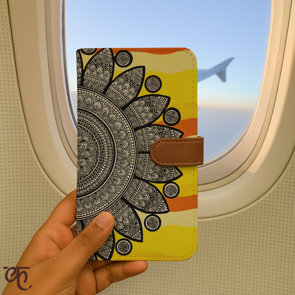 Travel Pouch Wallet | Yellow Hues