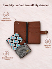 Passport Cover Wallet | Geometric Grace