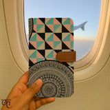 Passport Cover Wallet | Geometric Grace