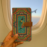Passport Organizer | Tradition in Motion ( Modern Madhubani )