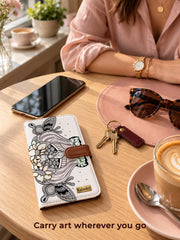 Passport Cover Wallet | Sunflower power