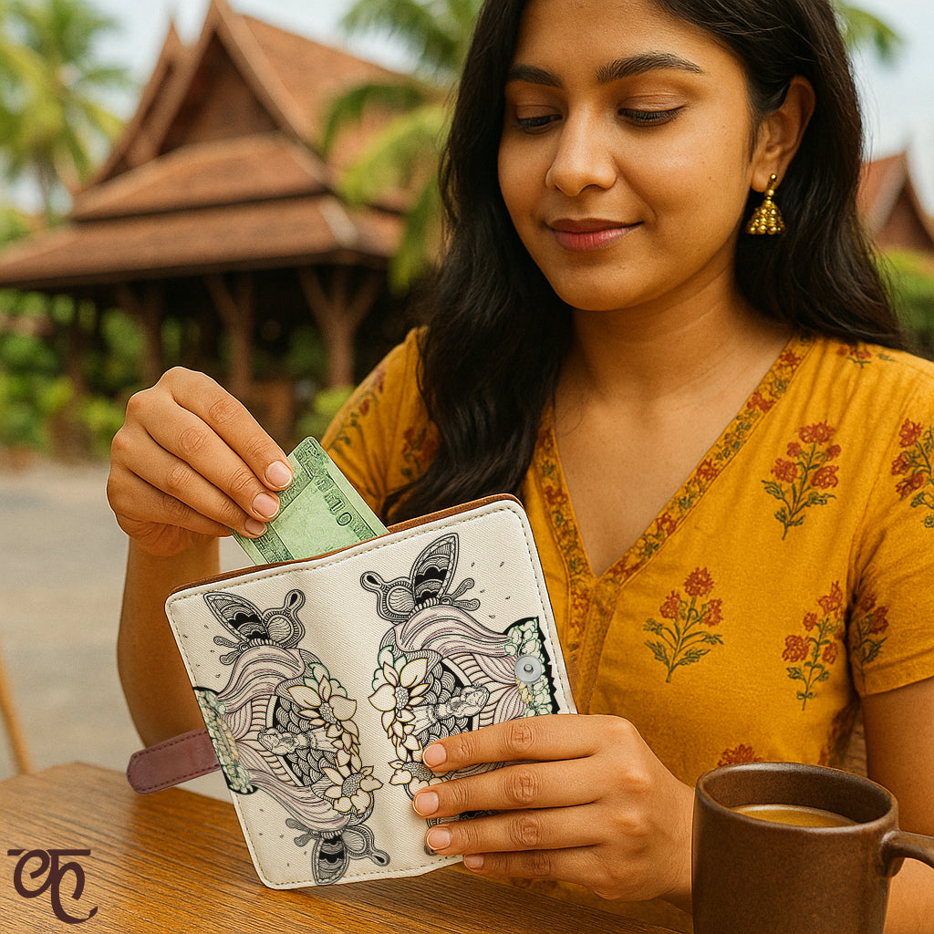 Passport Cover Wallet | Sunflower power