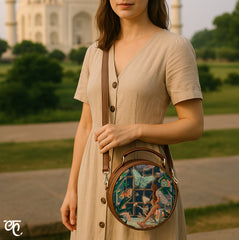 Leather Sling Bag | Night Magic