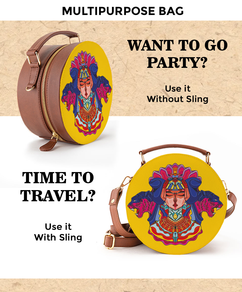 Small Sling Bag | Crowned & Fierce