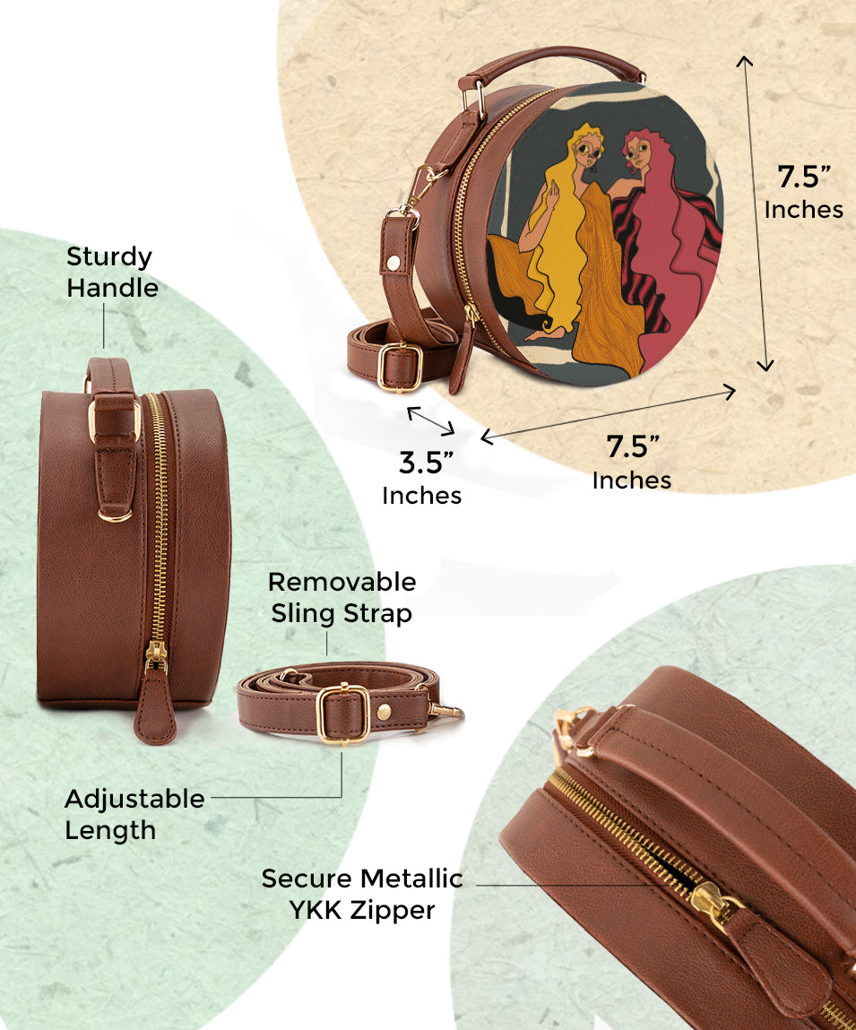 Round Sling Bag | Shared Silence