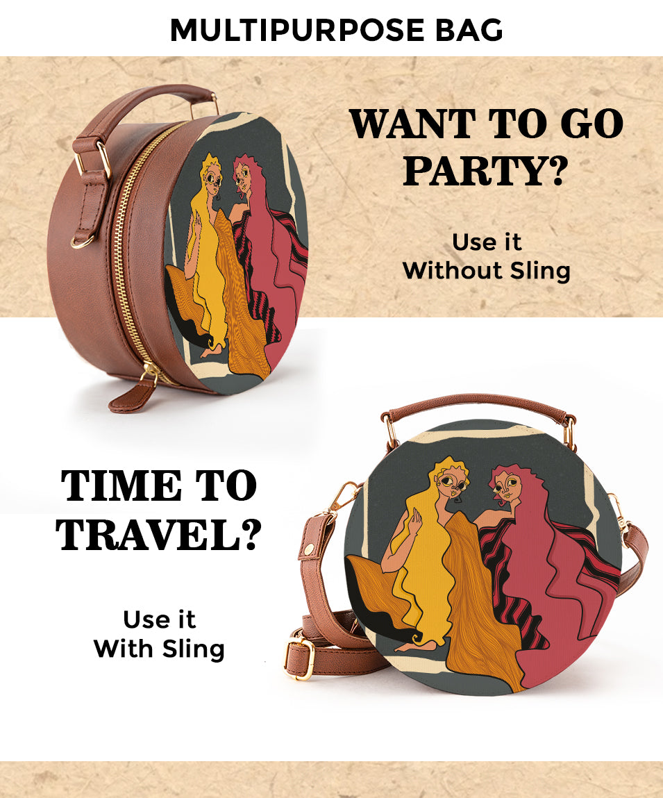 Round Sling Bag | Shared Silence