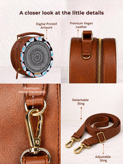Compact Sling Bag | Geometric Grace