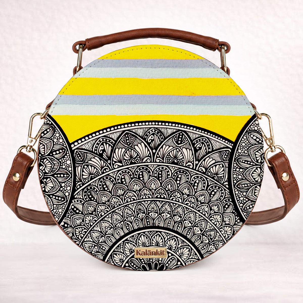 Vegan Leather Sling Bag | Layered Light