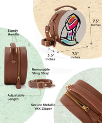 Vegan Leather Sling Bag | Solitude