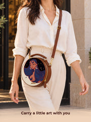 Round Sling Bag | Moon Child