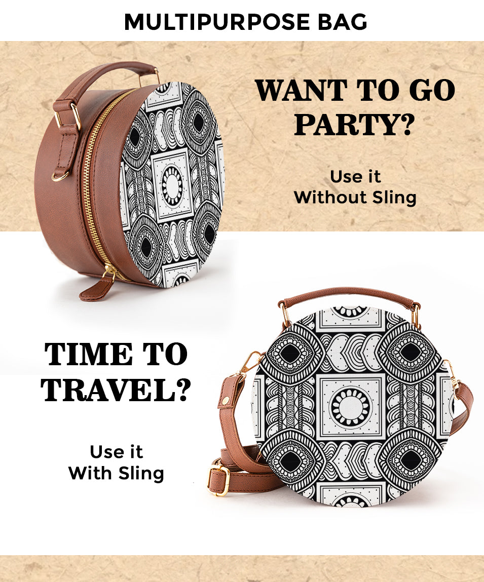 Vegan Leather Sling Bag | Rhythm of life
