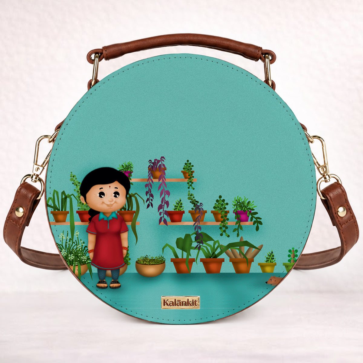 Vegan Leather Sling Bag | Duniya, a caring mother