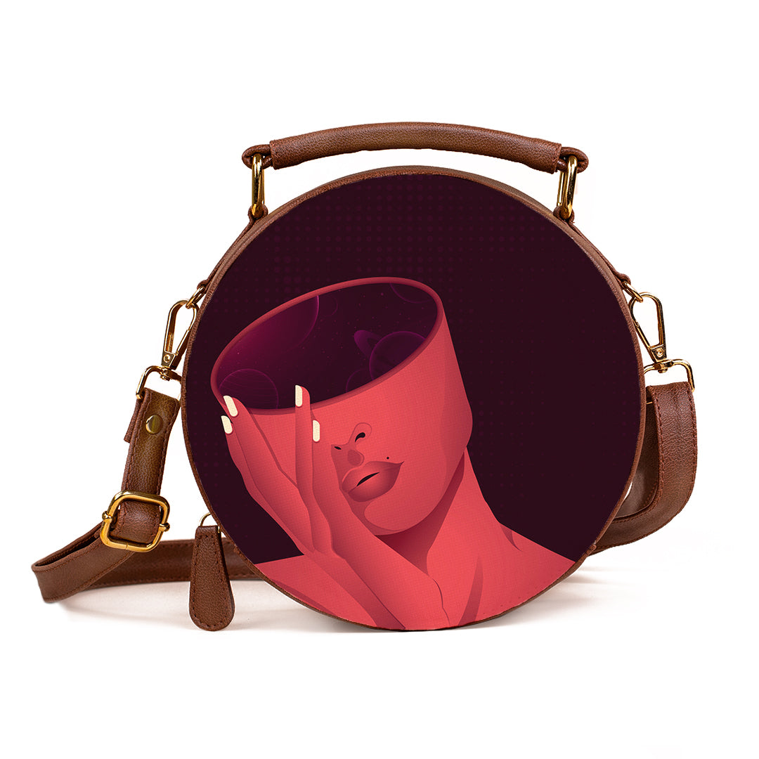 Vegan Leather Sling Bag | Million thoughts
