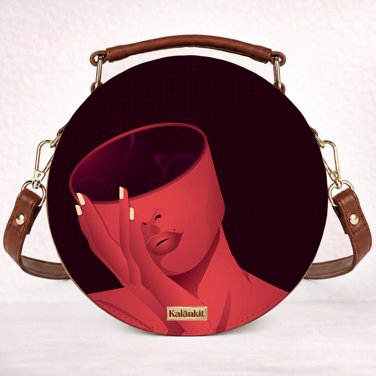 Vegan Leather Sling Bag | Million thoughts