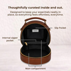 Leather Sling Bag | Autumn hues