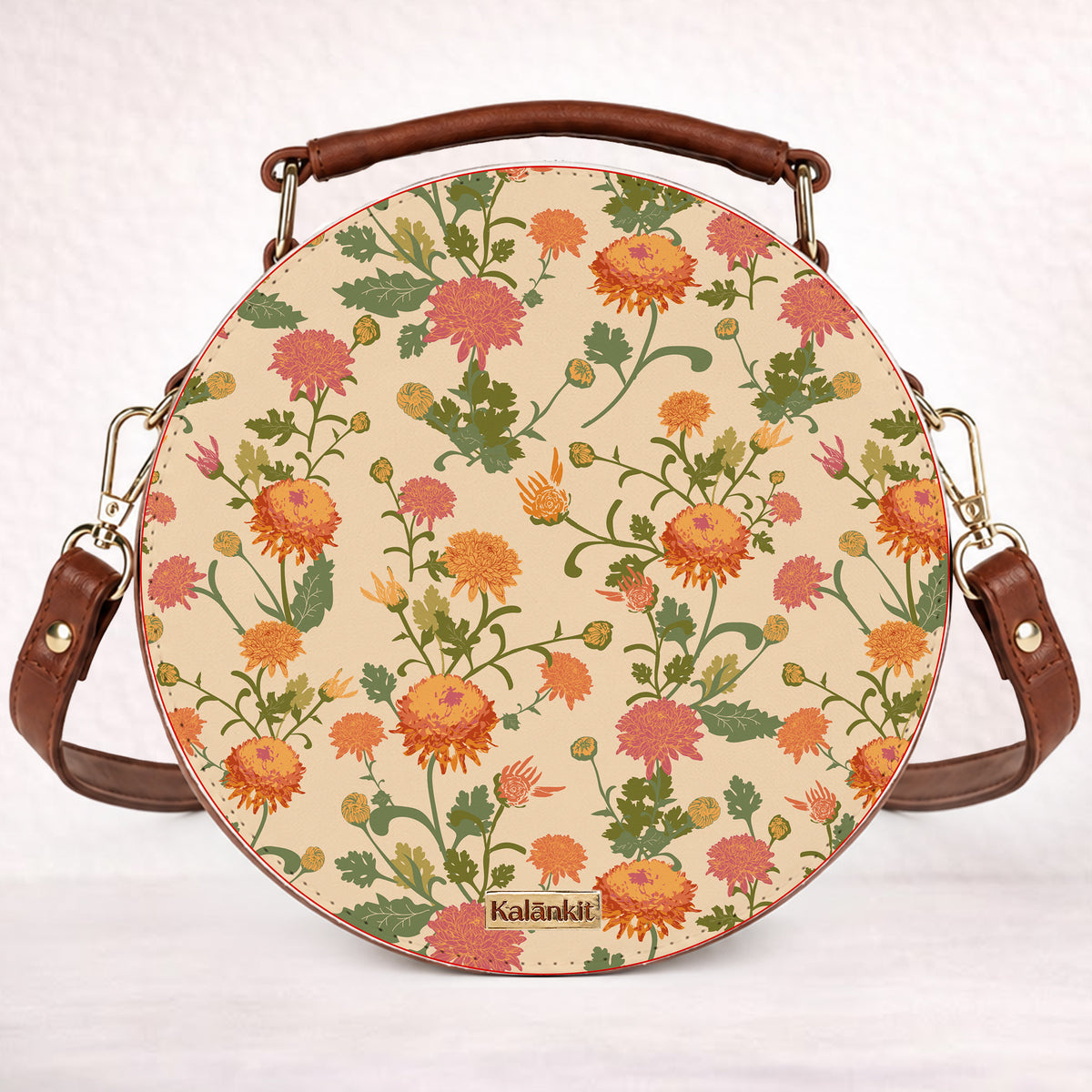 Leather Sling Bag | Autumn hues