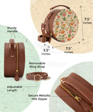 Leather Sling Bag | Autumn hues