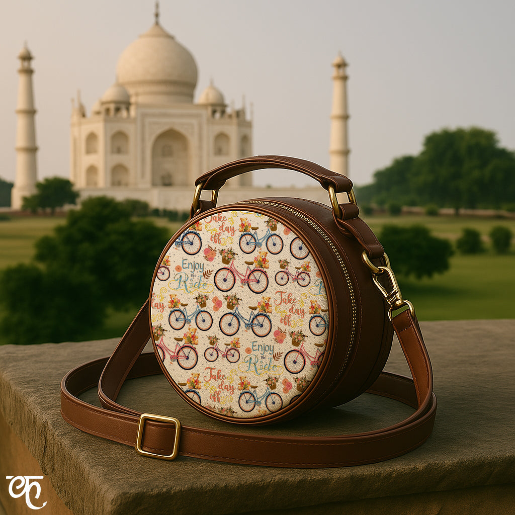 Round Sling Bag | Enjoy the Ride